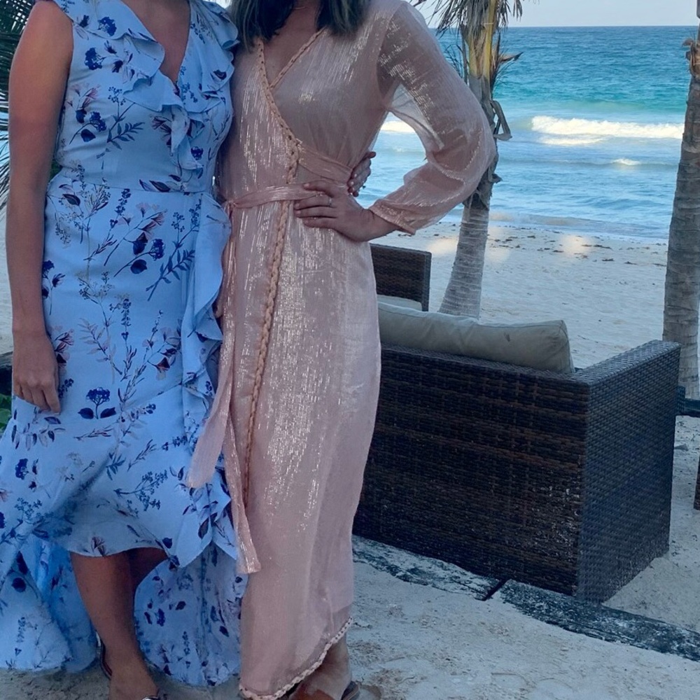 Misa Los Angeles Misha Wrap Dress